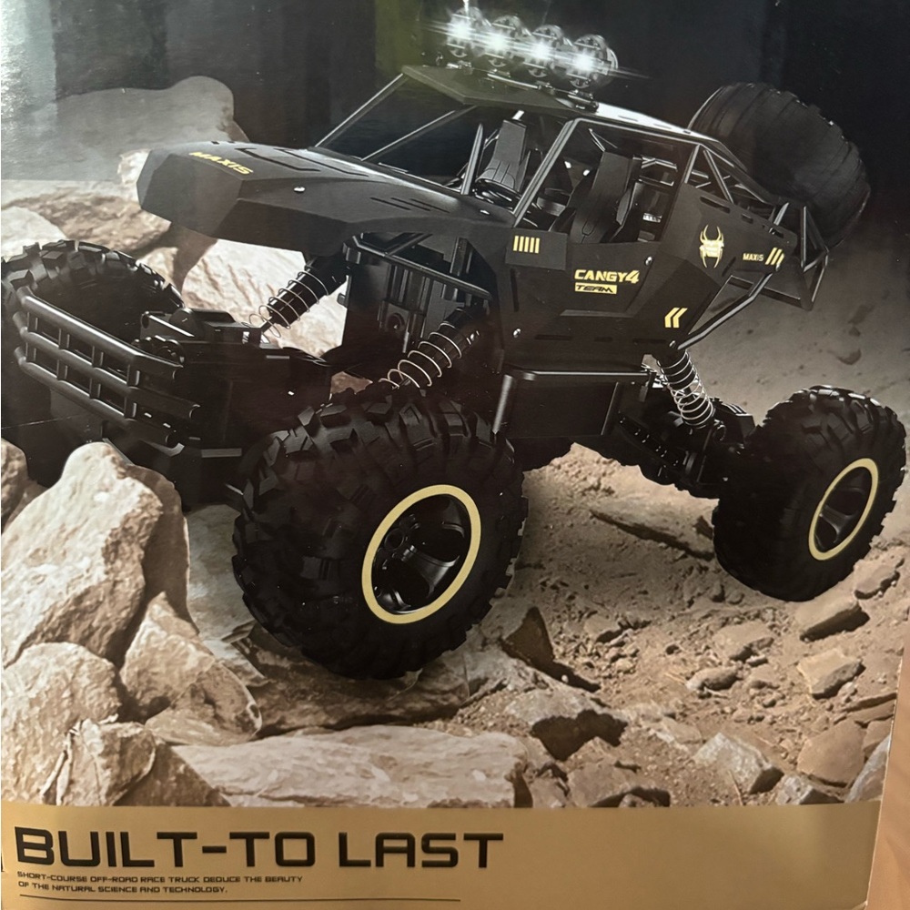 Black and Yellow Off-Road RC Vehicle